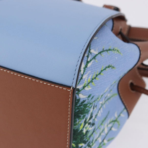 LOEWE Ghibli Collaboration Totoro Hammock Mini Bag Leather Blue Auth 167503SM