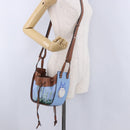 LOEWE Ghibli Collaboration Totoro Hammock Mini Bag Leather Blue Auth 167503SM-24
