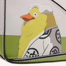LOEWE Ghibli Spirited Away Ootori Sama Puzzle Bag Mini Leather 2way Gold Auth 167504SM-20