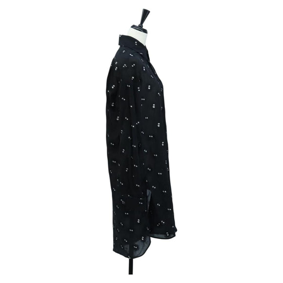 LOEWE LOEWE × Studio Ghibli Sheer shirt Soot Sprites Cotton 34 Auth 167530SM