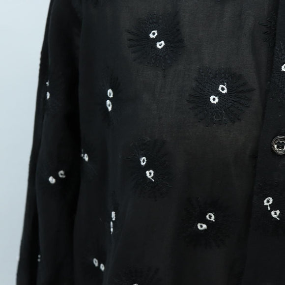 LOEWE LOEWE × Studio Ghibli Sheer shirt Soot Sprites Cotton 34 Auth 167530SM