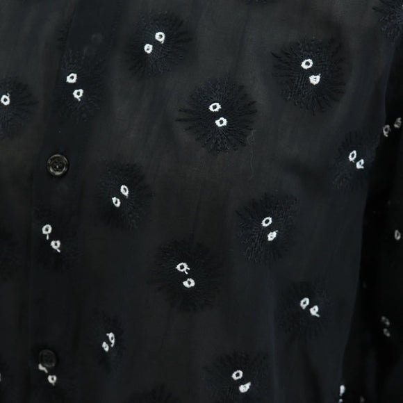 LOEWE LOEWE × Studio Ghibli Sheer shirt Soot Sprites Cotton 34 Auth 167530SM