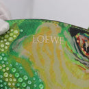 LOEWE Puzzlefold Tote XL Leather Richard Hawkins Green Chrome Auth 167531SM-17