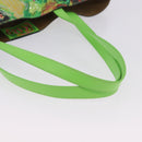LOEWE Puzzlefold Tote XL Leather Richard Hawkins Green Chrome Auth 167531SM-7