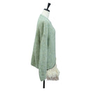 LOEWE LOEWE × Studio Ghibli Embroidered Sweater Hin Wool XS Green Auth 167540SM-12