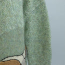 LOEWE LOEWE × Studio Ghibli Embroidered Sweater Hin Wool XS Green Auth 167540SM-5