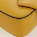 FENDI Dragonite FENDIxFRGMTxPOKÉMON Mamma Baguette Leather Yellow Auth 167542SM-15