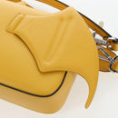 FENDI Dragonite FENDIxFRGMTxPOKÉMON Mamma Baguette Leather Yellow Auth 167542SM-16