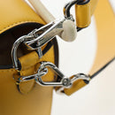 FENDI Dragonite FENDIxFRGMTxPOKÉMON Mamma Baguette Leather Yellow Auth 167542SM-18