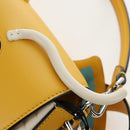 FENDI Dragonite FENDIxFRGMTxPOKÉMON Mamma Baguette Leather Yellow Auth 167542SM-19