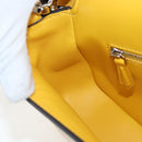 FENDI Dragonite FENDIxFRGMTxPOKÉMON Mamma Baguette Leather Yellow Auth 167542SM-29
