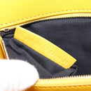 FENDI Dragonite FENDIxFRGMTxPOKÉMON Mamma Baguette Leather Yellow Auth 167542SM-32