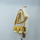 FENDI Dragonite FENDIxFRGMTxPOKÉMON Mamma Baguette Leather Yellow Auth 167542SM-33