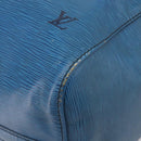 LOUIS VUITTON Epi Keepall 45 Boston Bag Blue M42975 LV Auth 167543-8