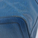 LOUIS VUITTON Epi Keepall 45 Boston Bag Blue M42975 LV Auth 167543-15