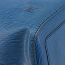 LOUIS VUITTON Epi Keepall 45 Boston Bag Blue M42975 LV Auth 167543-16