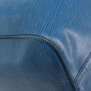 LOUIS VUITTON Epi Keepall 45 Boston Bag Blue M42975 LV Auth 167543-17