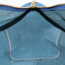 LOUIS VUITTON Epi Keepall 45 Boston Bag Blue M42975 LV Auth 167543-21