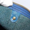 LOUIS VUITTON Epi Keepall 45 Boston Bag Blue M42975 LV Auth 167543-12