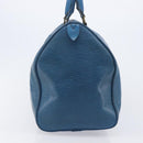 LOUIS VUITTON Epi Keepall 45 Boston Bag Blue M42975 LV Auth 167543-4