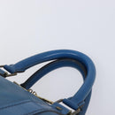 LOUIS VUITTON Epi Keepall 45 Boston Bag Blue M42975 LV Auth 167543-14