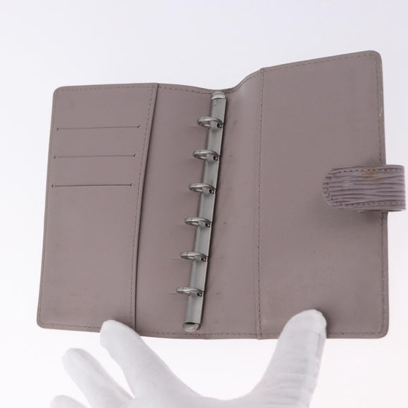 LOUIS VUITTON Epi Agenda PM Day Planner Cover Lilac R2005B LV Auth 167544A
