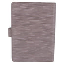 LOUIS VUITTON Epi Agenda PM Day Planner Cover Lilac R2005B LV Auth 167544A-4