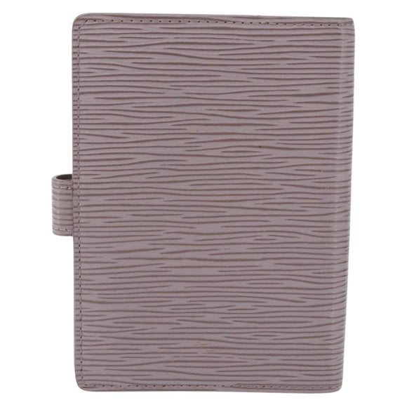 LOUIS VUITTON Epi Agenda PM Day Planner Cover Lilac R2005B LV Auth 167544A
