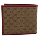 GUCCI x Doraemon Cow Doraemon Wallet Micro GG PVC Beige 654498 Auth 167547SAM-3