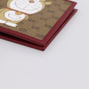 GUCCI x Doraemon Cow Doraemon Wallet Micro GG PVC Beige 654498 Auth 167547SAM-8