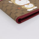 GUCCI x Doraemon Cow Doraemon Wallet Micro GG PVC Beige 654498 Auth 167547SAM-9