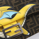 FENDI x FRGMT x POKEMON Mamma Baguette Kairyu Zucca Brown 8BR600 Auth 167552SM-18