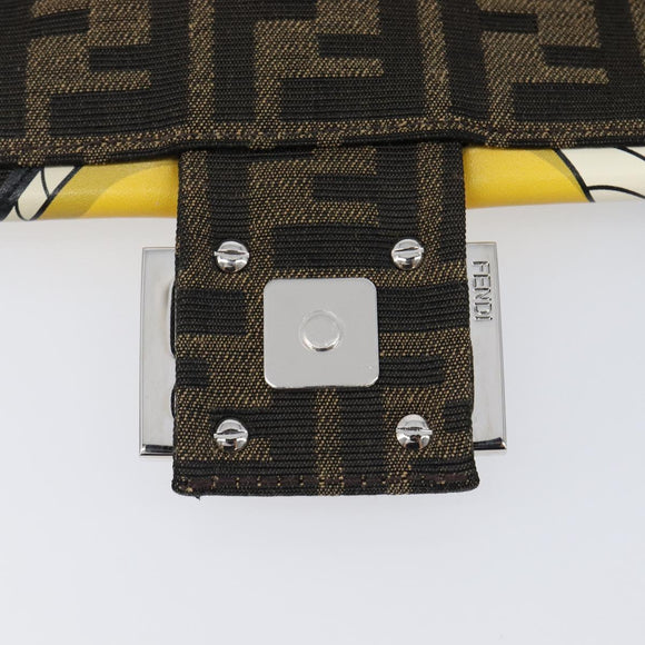 FENDI x FRGMT x POKEMON Mamma Baguette Kairyu Zucca Brown 8BR600 Auth 167552SM