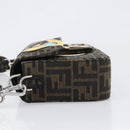 FENDI x FRGMT x POKEMON Mamma Baguette Kairyu Zucca Brown 8BR600 Auth 167552SM-5