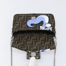 FENDI x FRGMT x POKEMON Mamma Baguette Dratini Zucca Brown 8BS017 Auth 167553SM-23