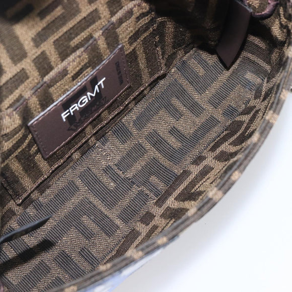 FENDI x FRGMT x POKEMON Mamma Baguette Dratini Zucca Brown 8BS017 Auth 167553SM