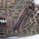 FENDI x FRGMT x POKEMON Mamma Baguette Dratini Zucca Brown 8BS017 Auth 167553SM-11