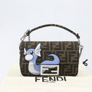 FENDI x FRGMT x POKEMON Mamma Baguette Dratini Zucca Brown 8BS017 Auth 167553SM-12