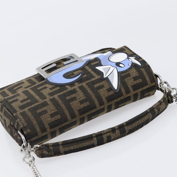 FENDI x FRGMT x POKEMON Mamma Baguette Dratini Zucca Brown 8BS017 Auth 167553SM