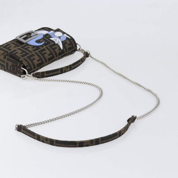 FENDI x FRGMT x POKEMON Mamma Baguette Dratini Zucca Brown 8BS017 Auth 167553SM