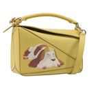 LOEWE x Studio Ghibli Howl's Moving Castle Hin Puzzle Bag Yellow Auth 167554SM-1
