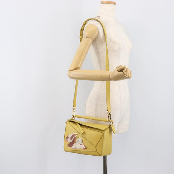 LOEWE x Studio Ghibli Howl's Moving Castle Hin Puzzle Bag Yellow Auth 167554SM