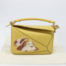 LOEWE x Studio Ghibli Howl's Moving Castle Hin Puzzle Bag Yellow Auth 167554SM-29