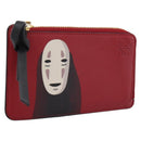 LOEWE x Studio Ghibli Spirited Away No-Face Card Case Leather Red Auth 167558M-1
