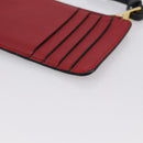 LOEWE x Studio Ghibli Spirited Away No-Face Card Case Leather Red Auth 167558M-15