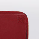 LOEWE x Studio Ghibli Spirited Away No-Face Card Case Leather Red Auth 167558M-18