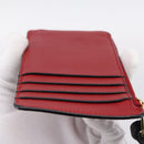 LOEWE x Studio Ghibli Spirited Away No-Face Card Case Leather Red Auth 167558M-19
