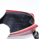 LOEWE x Studio Ghibli Spirited Away No-Face Card Case Leather Red Auth 167558M-9
