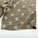 GUCCI x Doraemon Short Pants Silk ""44"" Brown Blue Auth 167559SAM-10