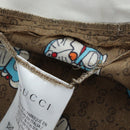 GUCCI x Doraemon Short Pants Silk ""44"" Brown Blue Auth 167559SAM-16